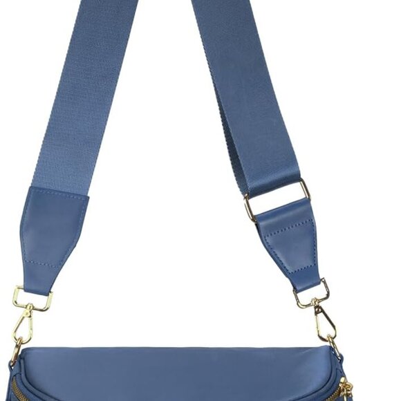 Pure Colour Crossbody Bag Bum Bag for WomenSpacious Purse Fanny Packs Belt Bag